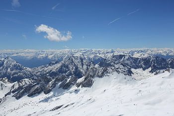 Blick von der Zugspitze 