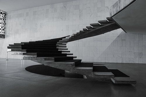 Spiral stairs by Oscar Niemeyer