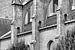 Herz-Jesu-Kirche Turnhout Belgien - Detail in schwarz-weiß von Marianne van der Zee