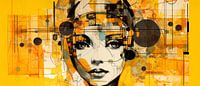 Pop-Art Neo-Dada Woman Portrait by Preet Lambon thumbnail