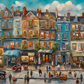 Illuminated facades by Kristin M