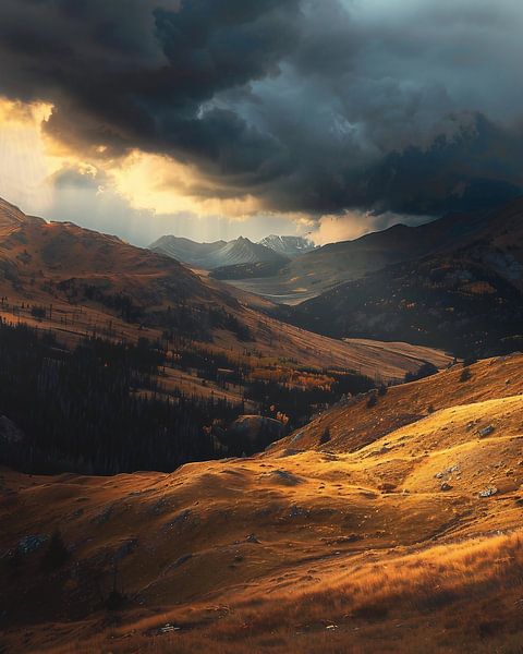 Bergwunder im Morgenrot von fernlichtsicht