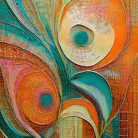 Abstrakt & Modern: Farbenfrohe Gemälde. Serie: Blickfänge (8) von Studio Pieternel