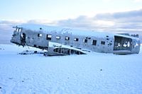 Plane wreckage in Iceland