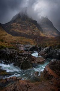 Die drei Schwestern in Glencoe, Schottland