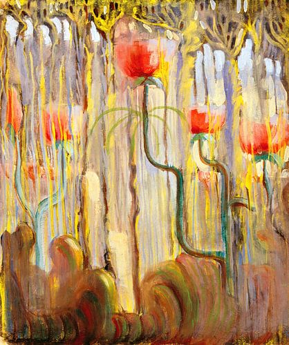 Mikalojus Konstantinas Čiurlionis - Schepping van de Wereld IX (cyclus van 13), 1906