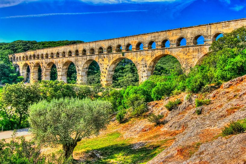 Pont du Gard by Dieter Fischer