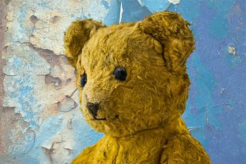 Old teddy bear from the 60s by Rietje Bulthuis