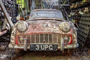 Forgotten Triumph - in a garage somewhere in England. by Gentleman of Decay