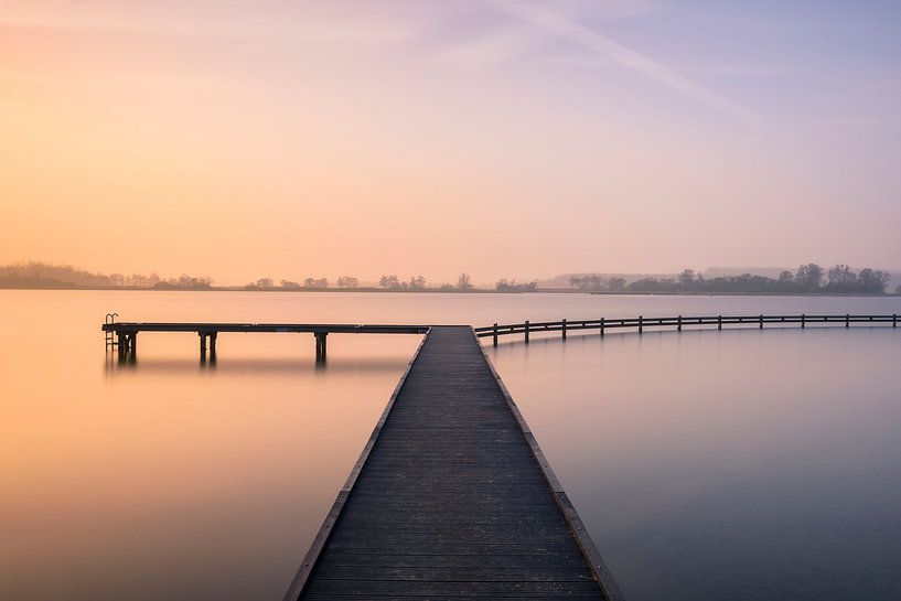 Steiger aan het Veerse Meer van Jolanda de Leeuw