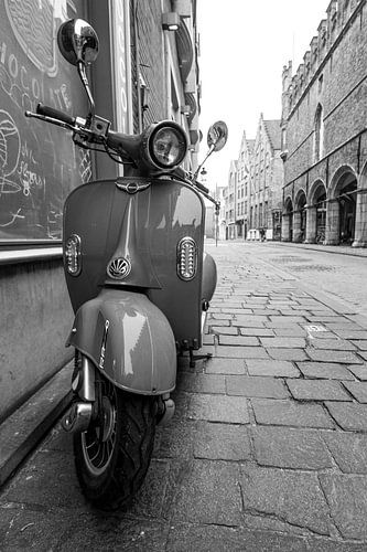 Vespa in the streets