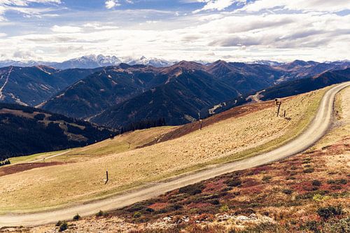 View of the Eastern Alps near Saalbach-Hinterglemm