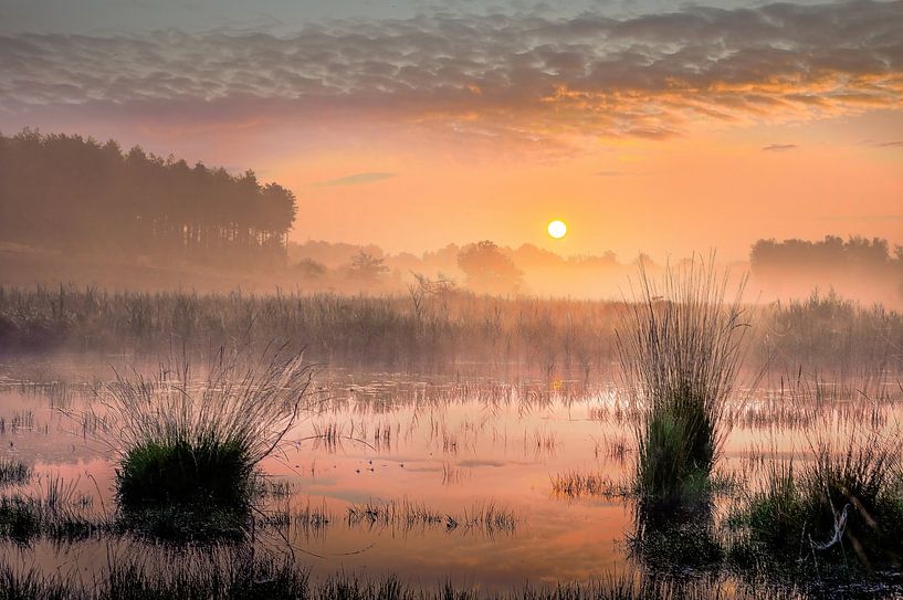 Prachtige zonsopgang op de Teut van Peschen Photography