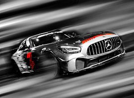 Mercedes AMG GT4 - Full Speed (Version II) von DeVerviersBelgium