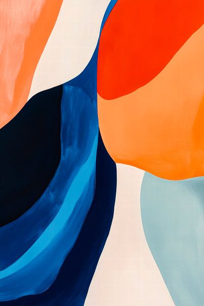 Abstract colour composition - Modern &amp; Vivid by Poster Art Shop