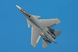 Sukhoi SU-30MKM der malaysischen Luftwaffe.