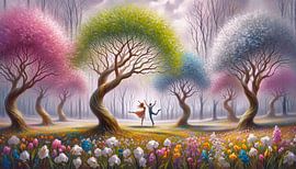 Dance with the trees, spring is in full swing