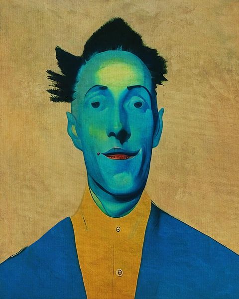 Homme en bleu par Jan Keteleer