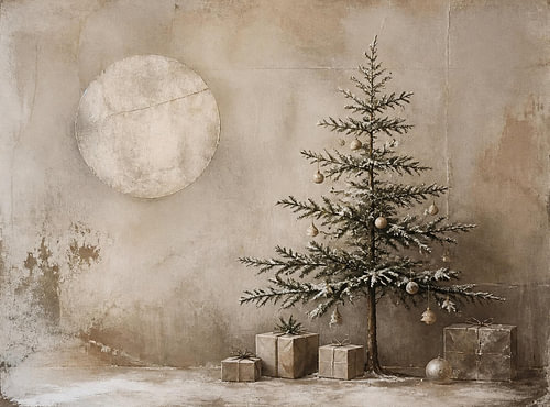 Wabi-Sabi Volle maan & -winterboom