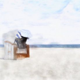 Strandstoel in zacht licht van Ready Or Not
