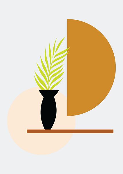 Minimalistische Natuur &amp; Abstracte Illustratie Collectie van saken