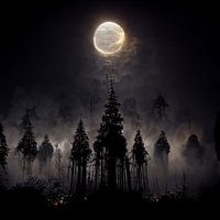 DIGITAL ART black forest panorama fantasy