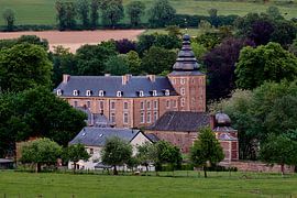 Castle in South Limburg at sunset. by Robert Lodewijks