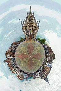 Spherical panorama of the Markt in Gouda
