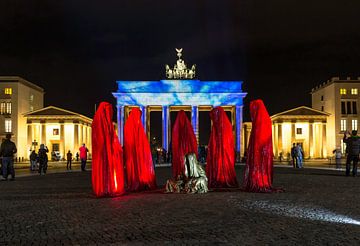 Das Brandenburger Tor Berlin in besonderem Licht von Frank Herrmann