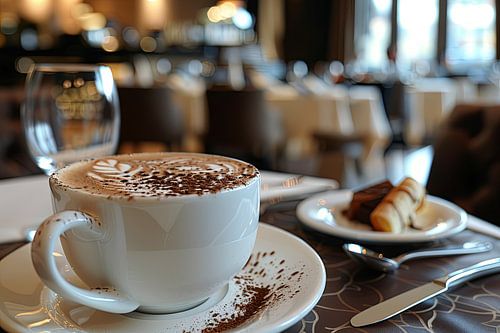 kop koffie of cappuccino