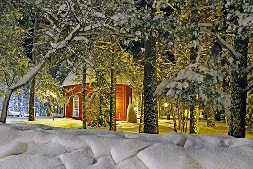 Old church in Jokkmokk