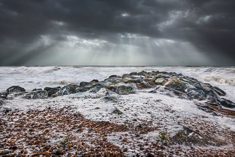 tempête en mer par Harald lakerveld