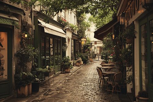 Modern terras met strakke lijnen