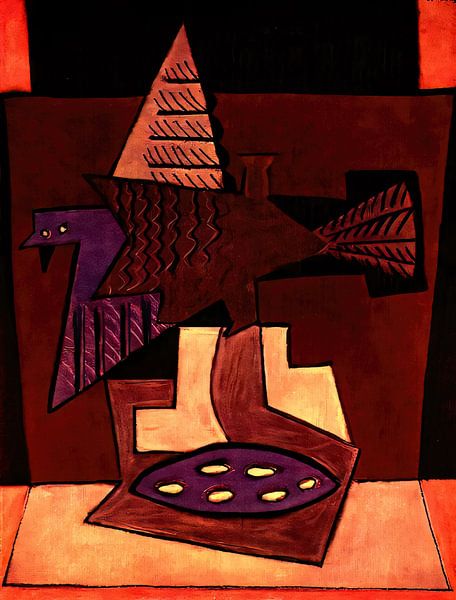 Vogels van een veer - Pablo Picasso van Accessible Art