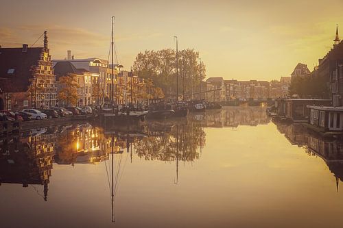Galgewater Leiden op een mooie morgen