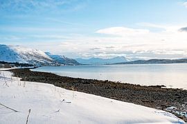 Winter coast near Tromso by Leo Schindzielorz