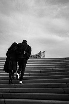 Hamburg Elbphilharmonie Pärchen