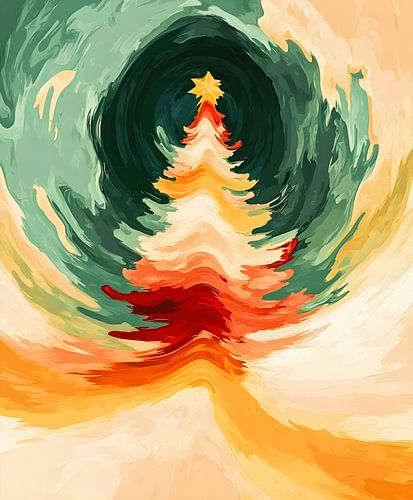 Arbre de Noël coloré