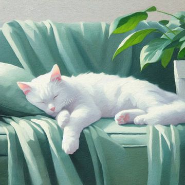 Sleeping Cat van J.O. Han