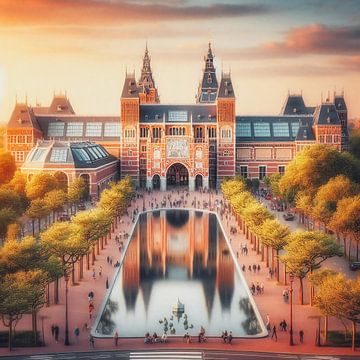 Musée du riz d'Amsterdam sur Digital Art Nederland