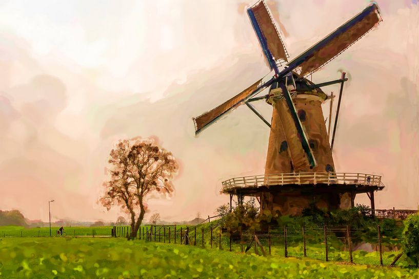 Le moulin à vent par Frans Van der Kuil