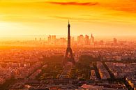 Paris bei Sonnenuntergang von Tom Uhlenberg Miniaturansicht