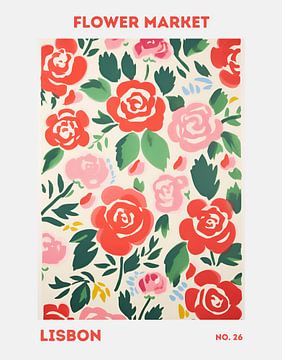 Flower Market Lisbon by Jolly and Dash