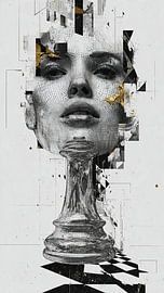 Die Schachkönigin der Zukunft von Digital Picture Art