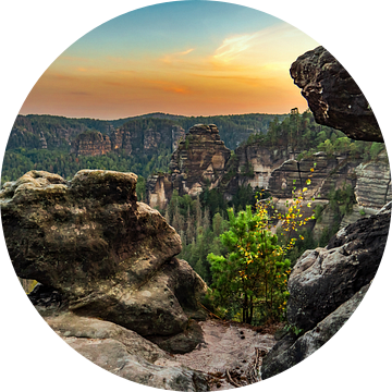 Goldsteinaussicht, Saksisch Zwitserland - Goldlochschlüchte