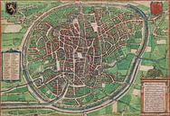 Karte von Brüssel, 1572 von Atelier Liesjes Miniaturansicht