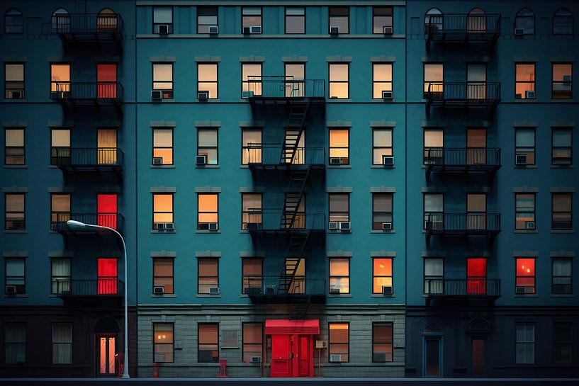 Esthetisch minimalisme van fernlichtsicht
