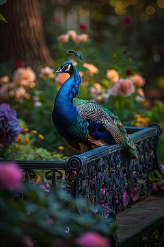 Peacock by Poster Art Shop