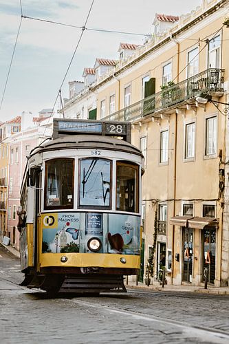 Tram 28 Lissabon, Portugal