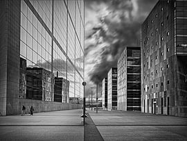 La Defense reflecties van Rob Boon